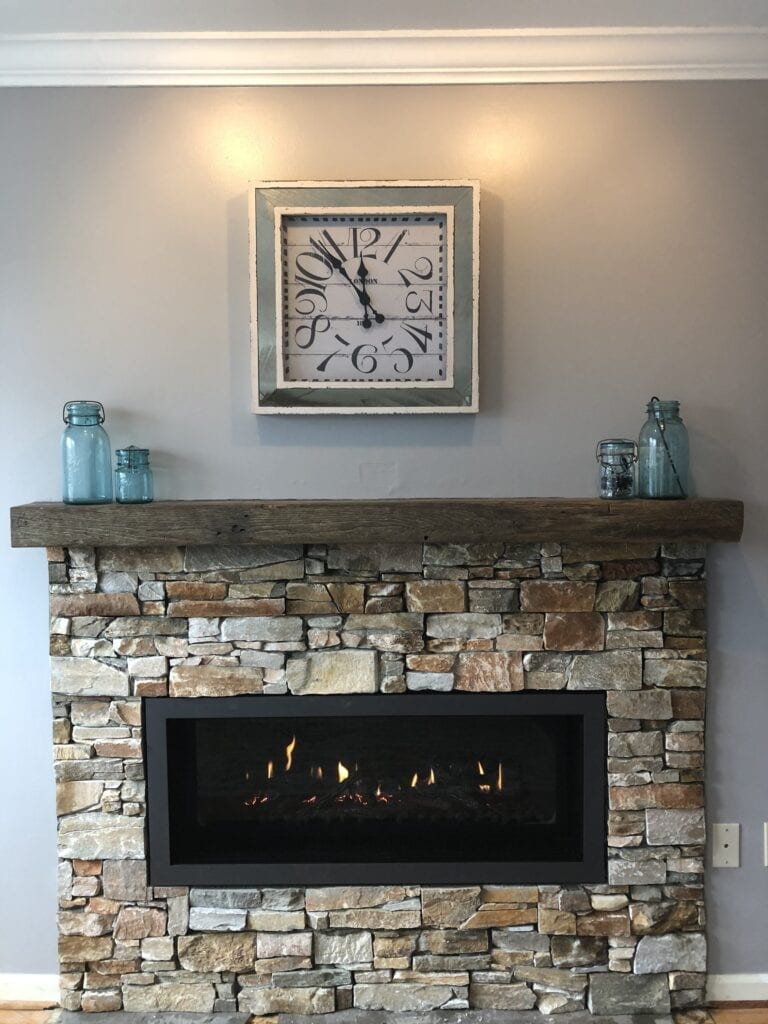 new fireplace