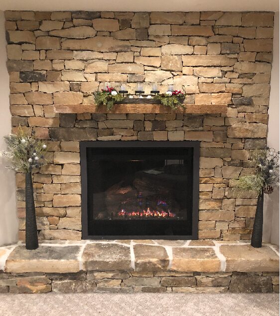 Ortenzi gas fireplace