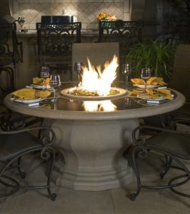 Table fire pit