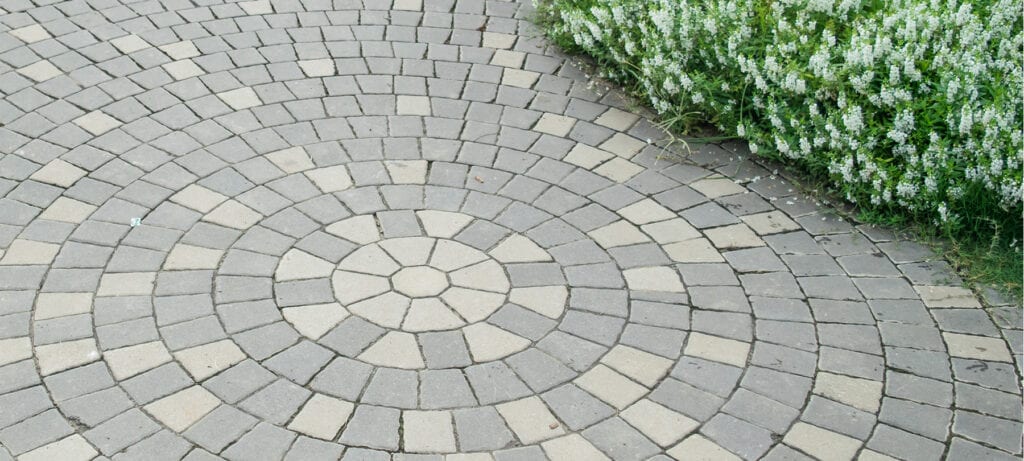 outdoor stonework on patio