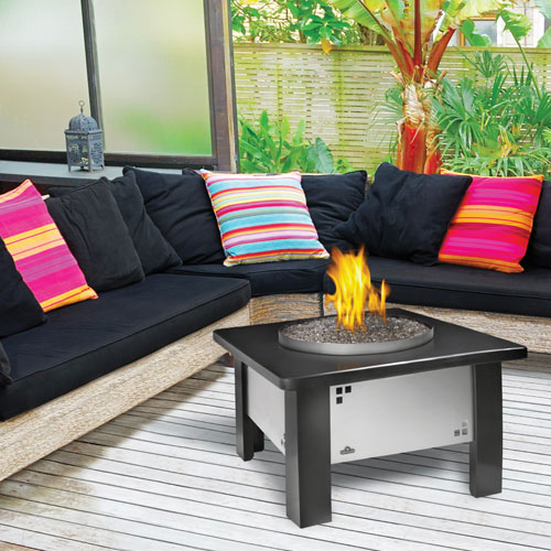 stylish modern firepit