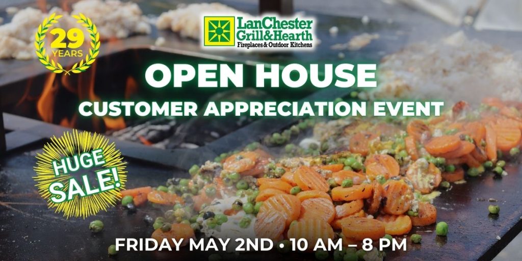 lanchester grill & hearth open house banner