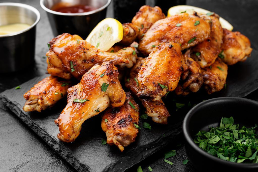 smoked chicken wings