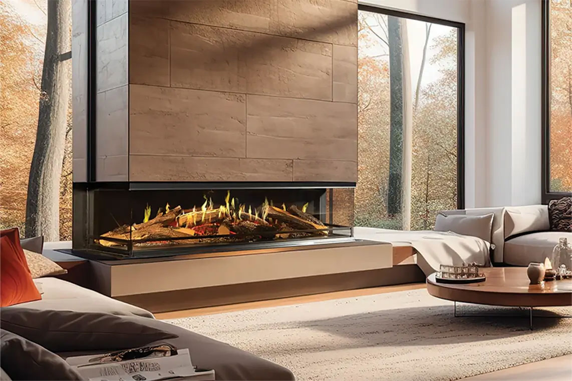 Holographic Fireplace | LanChester Grill & Hearth